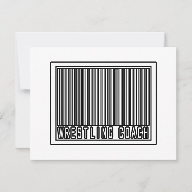 Barcode Wrestling Coach (Front)