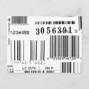 Barcodes Postcard