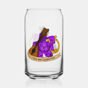 Bard Dice Design Can Glass