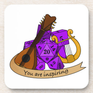 Bard Dice Design Coaster