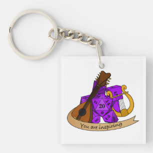 Bard Dice Design Key Ring