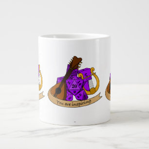 Bard Dice Design Large Coffee Mug