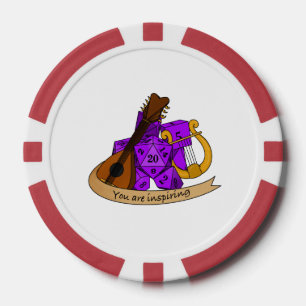 Bard Dice Design Poker Chips