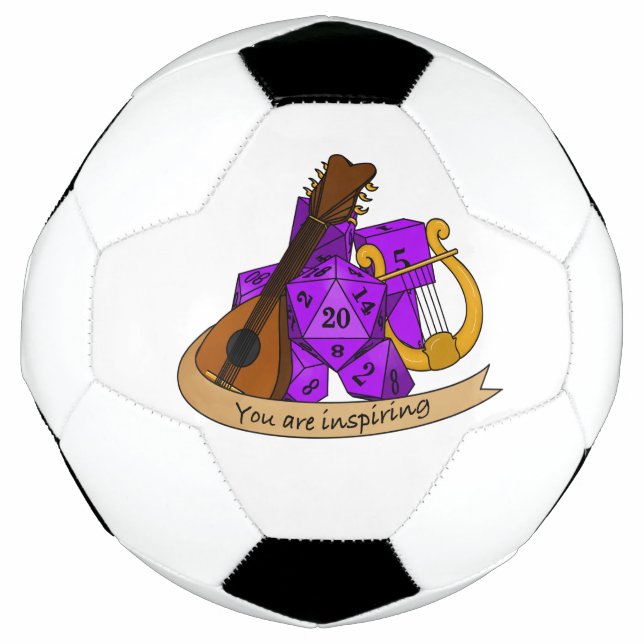 Bard Dice Design Soccer Ball (Front)