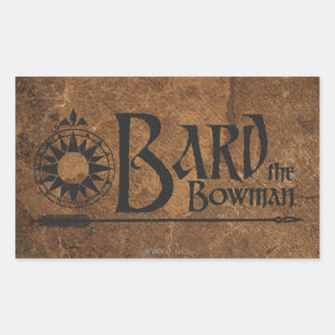 BARD THE BOWMAN™ RECTANGULAR STICKER