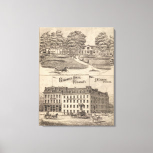 Bardwell House in Rutland Vermont Canvas Print