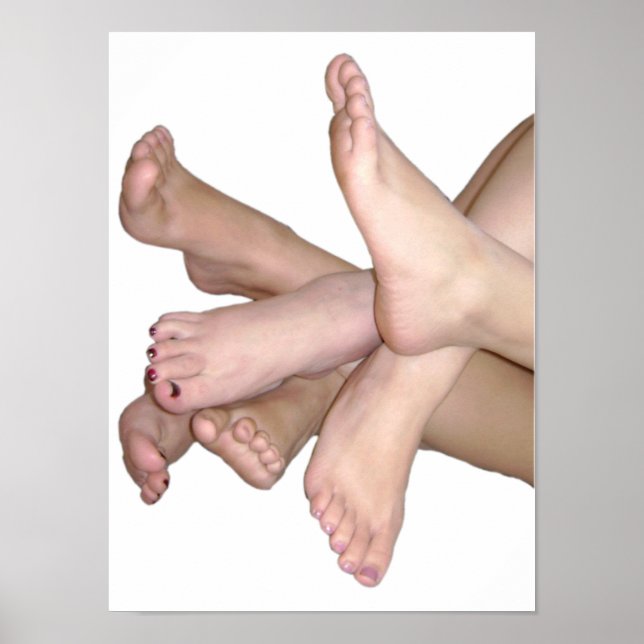 Bare Feet Art Poster (Front)