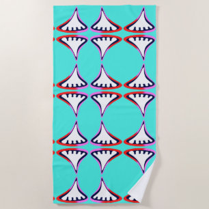 Bare-foot beach towel