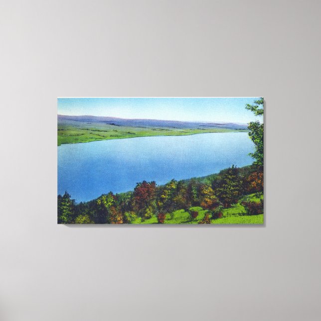 Bare Hill View of Canandaigua Lake Canvas Print (Front)