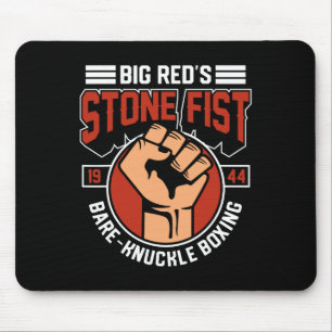 Bare-knuckle Boxing Club Fighter Training Gym Ston Mouse Pad