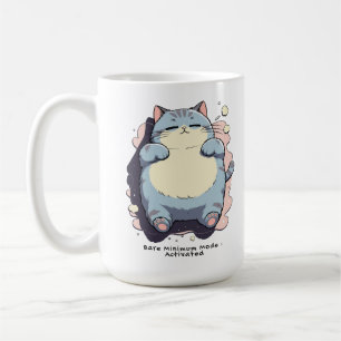 Bare Minimum Mode Activated – Relatable Mood Coffee Mug