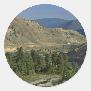 Bare Mountains Classic Round Sticker