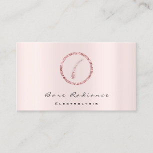 Bare Radiance Electrolysis Waxing Hair Removal Business Card