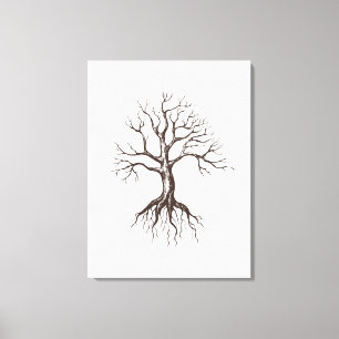 Bare tree canvas print