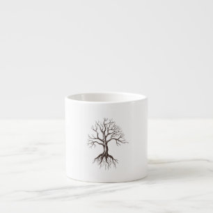 Bare tree espresso cup