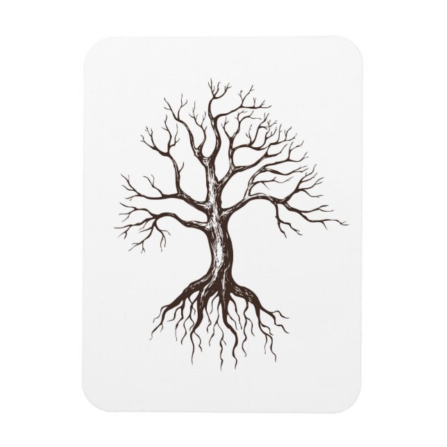 Bare tree magnet (Vertical)