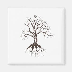 Bare tree magnet