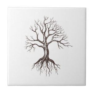 Bare tree tile