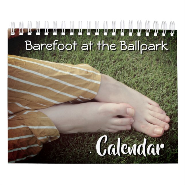 Barefoot at the Ballpark Two-Page Calendar (Cover)