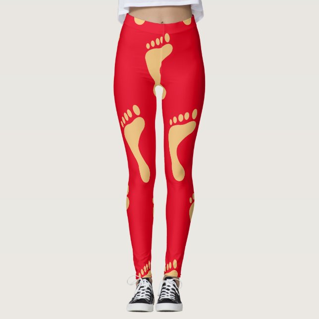 Barefoot Beach Bum Thunder_Cove  Leggings (Front)
