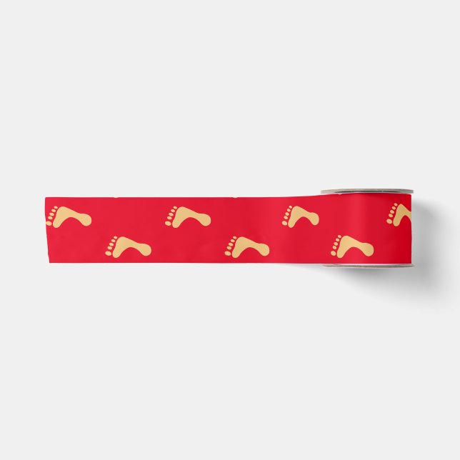 Barefoot Beach Bum Thunder_Cove Satin Ribbon (Front)