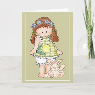Barefoot Beth Loves Easter d1 Easter Greeting Card