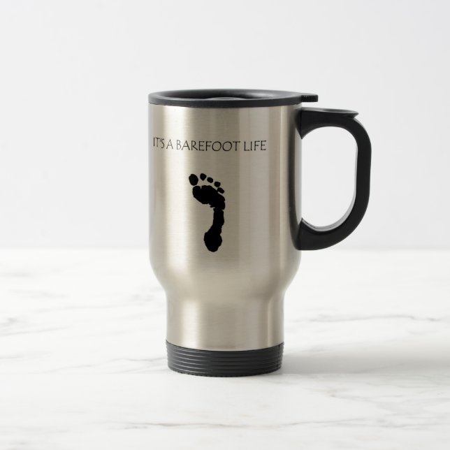 Barefoot Brand "Barefoot Life" coffee mug (Right)