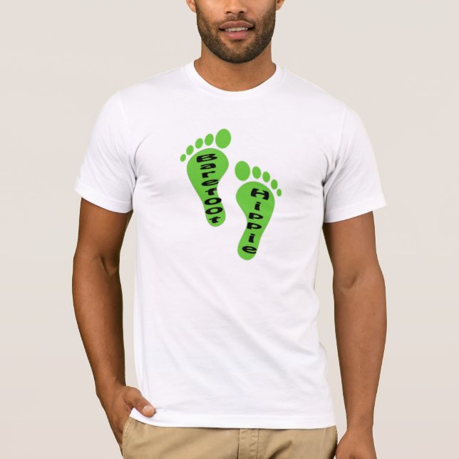barefoot hippie shirt (Front)