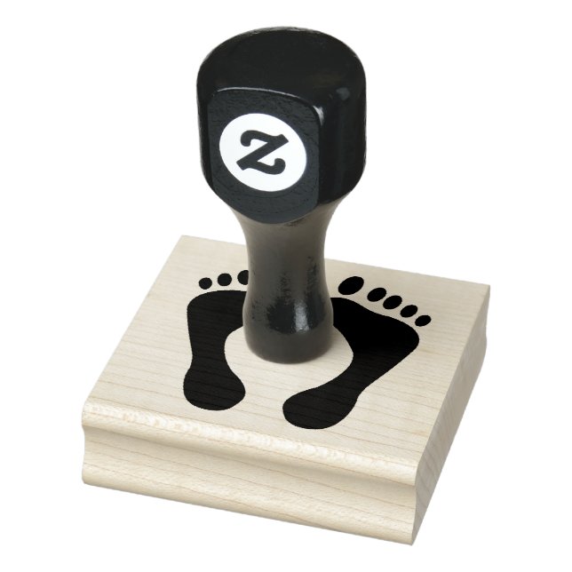 Barefoot Rubber Stamp (Stamp)