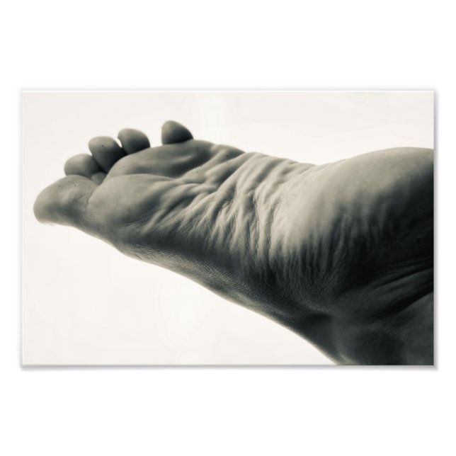 Barefoot Running (First Date at the Park) Photo Pr Print (Front)