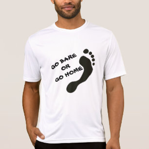 Barefoot Running Shirt - GO BARE or GO HOME