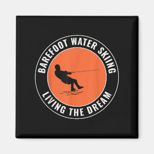 Barefooting Barefoot Water Skiing Motorboat Water Magnet