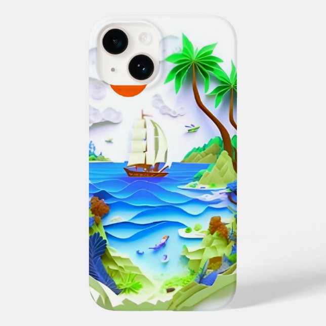 Barely There Colour Splash iPhone 14 Case by Case- (Back)