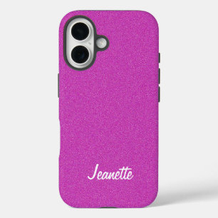 Barely There Personalised Hot Pink Casemate iPhone 16 Case