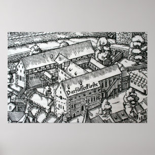 Barfüsserkloster - Zurich 1576 Poster