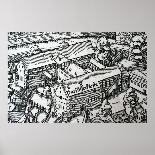 Barfüsserkloster - Zurich 1576 Poster (Front)