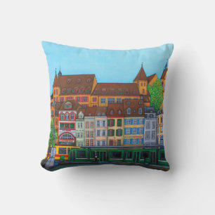 Barfüsserplatz Rendez-vous Pillow By Lisa Lorenz