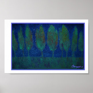 BargasArtworks Liz's Trees Print
