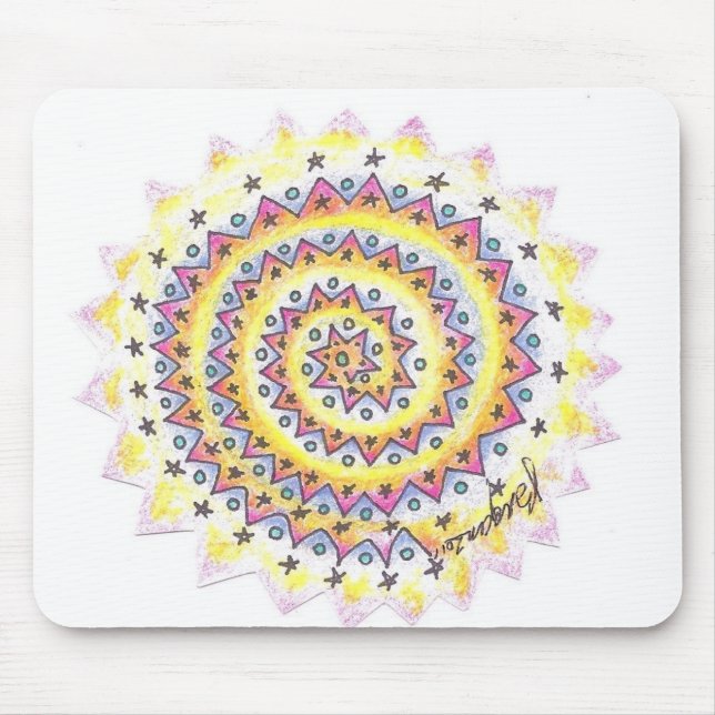 BargasArtworks Mystery Mandala Mousepad (Front)