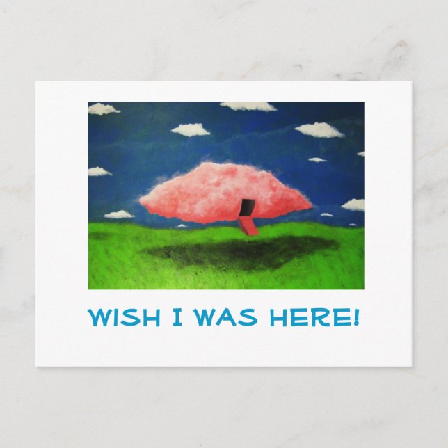 BargasArtworks Pink Cloud Postcards (Front)
