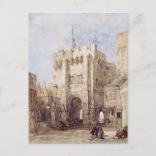 Bargate Gatehouse in Southampton City Postcard