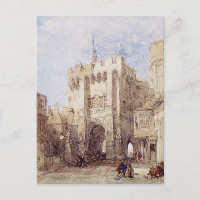 Bargate Gatehouse in Southampton City Postcard (Front)