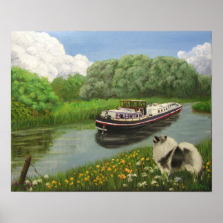"Barge Dog" Art Print