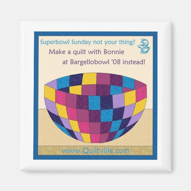 Bargello Bowl Magnet (Front)