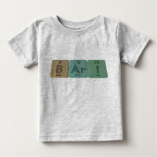 Bari as Boron Argon Iodine Baby T-Shirt