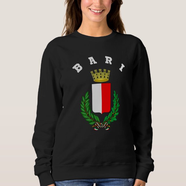 Bari Coat Of Arms Souvenir  Flag Sweatshirt (Front)