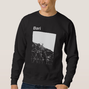 Bari Italy Classic City Map Graphic Sweatshirt