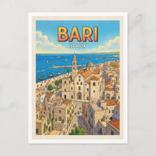 Bari Old Town Italy Postcard