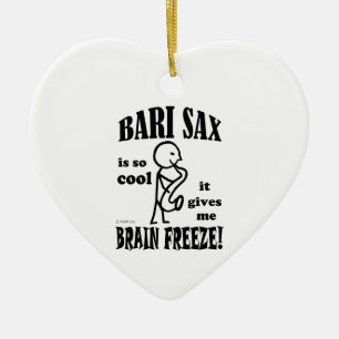 Bari Sax, Brain Freeze Ceramic Tree Decoration