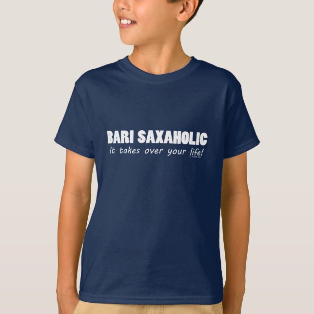 Bari Saxaholic Life T-Shirt (Front)